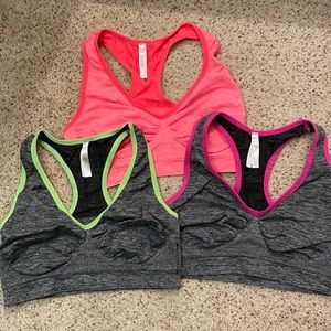 3 Sofra sports bras